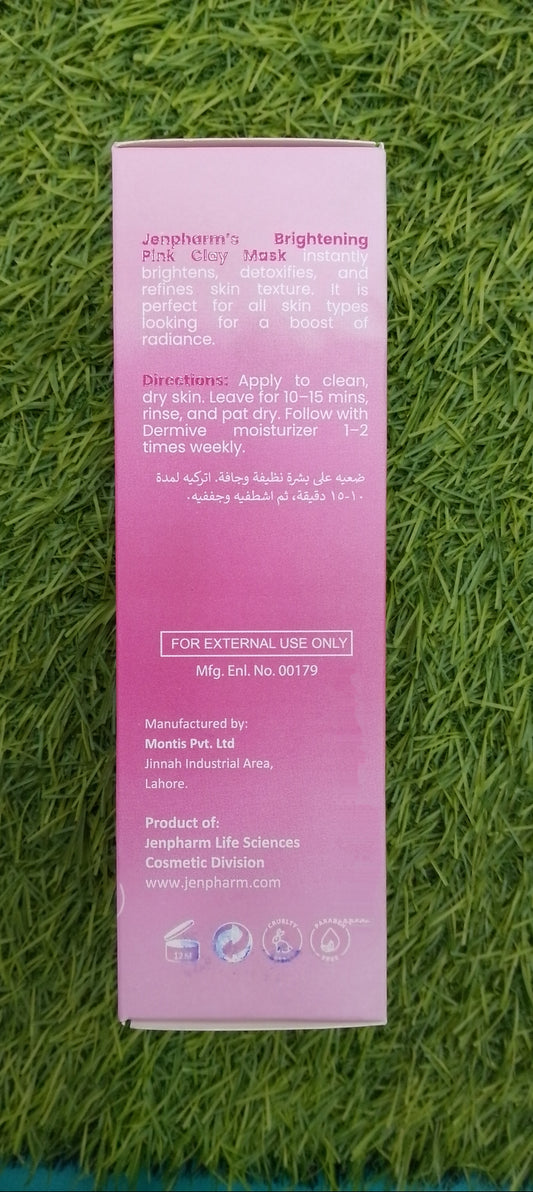 Jenpharm Brightening Pink Clay Mask