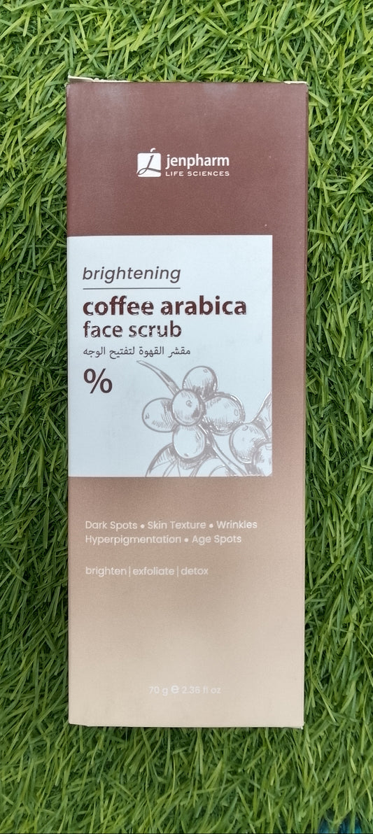Jenpharm's Brightening, Face Scrub, Coffee Arabica