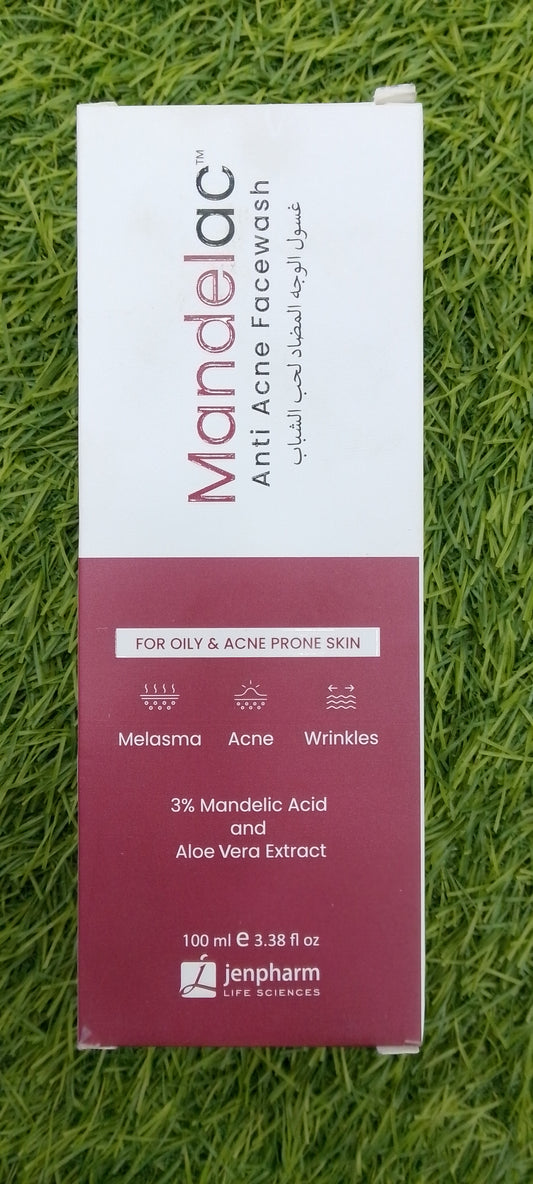 Jenpharm's Mandelac, Anti Acne Face Wash