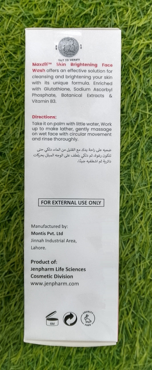 Jenpharm's Maxdif, Skin Brightening Face Wash